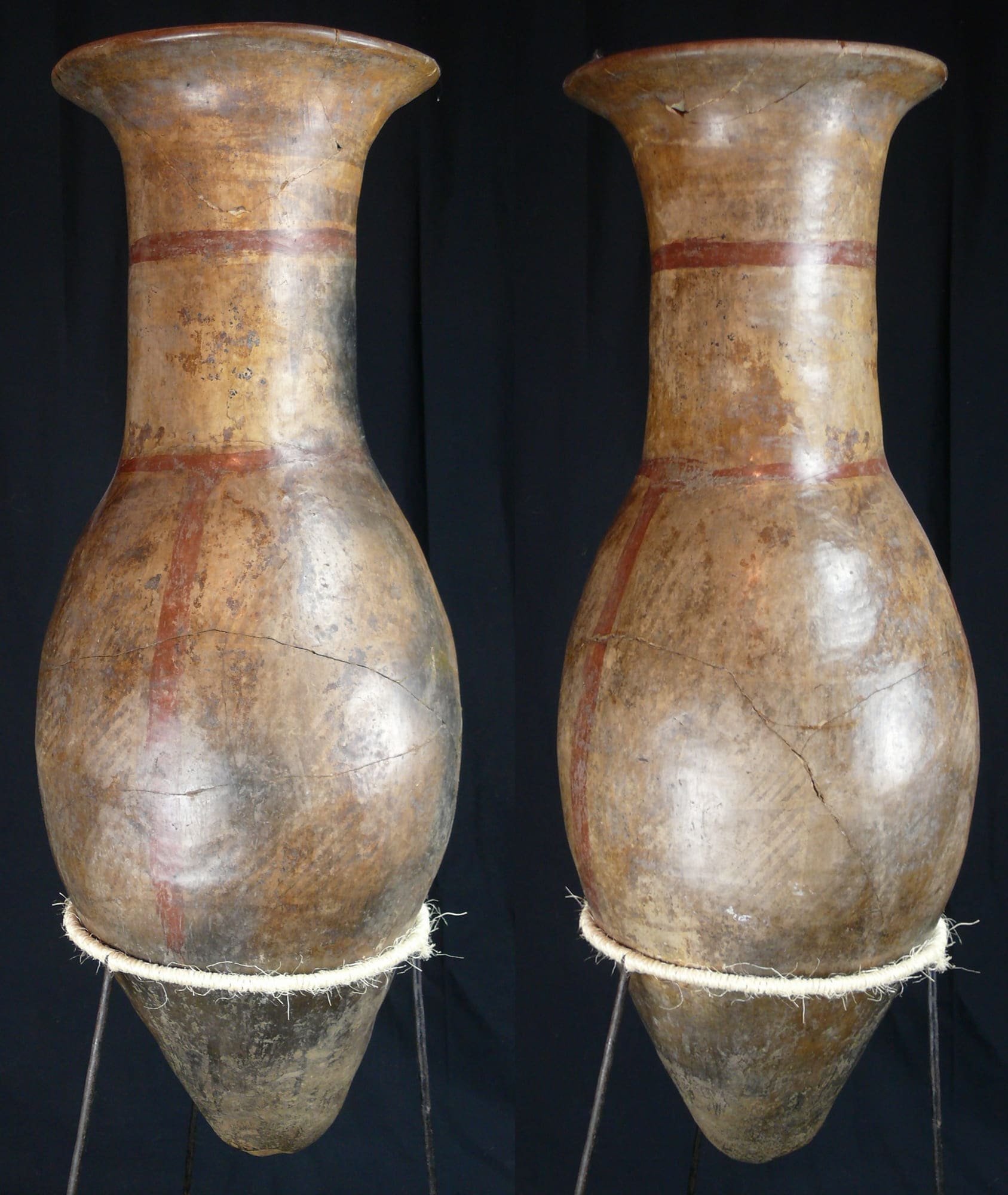 Précolombien - Equateur, culture Tuncahuan - Urne en terre cuite - 500 av / 500 ap. J.-C. Précolombien - Equateur, culture Tuncahuan - Urne en terre cuite - 500 av / 500 ap. J.-C.