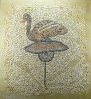 Romain - Mosaïque "Canard" en tesselles - 100 / 200 ap. J.-C.
