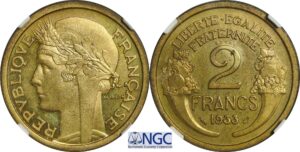France - Troisième république (1871-1940) - Essai 2 francs Morlon 1933
