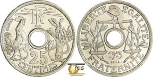 France - Troisième république (1871-1940) - Essai 25 centimes concours de Becker 1er type 1913