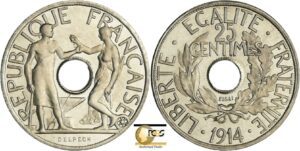 France - Troisième république (1871-1940) - Essai 25 centimes concours de Delpech 1913