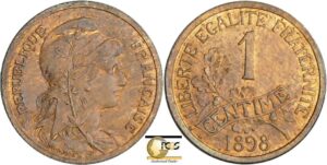 France - Troisième république (1871-1940) - Essai 1 centime Daniel-Dupuis, 1898