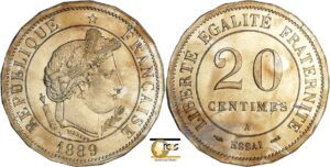 France - Troisième république (1871-1940) - Essai 20 centimes Merley type II 1889