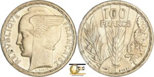 France - Troisième république (1871-1940) - Essai 100 francs Bazor 19-- cupro-nickel