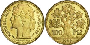 France - Troisième république (1871-1940) - Essai concours de 100 Francs Vernon 1929