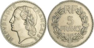 France - Troisième république (1871-1940) - Essai 5 francs Lavrillier 1933