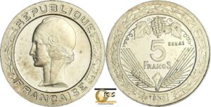 France - Troisième république (1871-1940) - Essai concours de 5 Francs Vézien petit module 1933