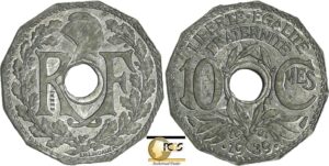 France - Troisième république (1871-1940) - Essai 10 centimes Lindauer .1939. flan à 12 pans