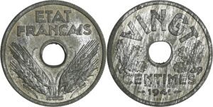 France - Troisième république (1871-1940) - Essai VINGT centimes 1941