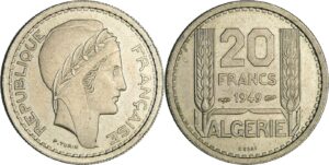Algérie - Essai 20 francs 1949