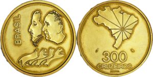 Brezil - Essai de 300 Cruzeiros 150e anniversaire de l'indépendance 1972