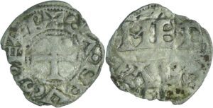 France - Poitou - Immobilisation Charles II Le Chauve - Denier (Melle) France - Poitou - Immobilisation Charles II Le Chauve - Denier (Melle)