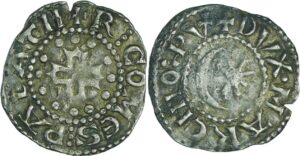 France - Provence - Marquisat de Provence - Raymond VII - Denier (Pont de Sorgues ou Mornas) France - Provence - Marquisat de Provence - Raymond VII - Denier (Pont de Sorgues ou Mornas)