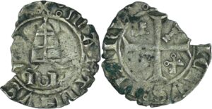 France - Comtat venaissin - Martin V - Quart de gros d'argent (Avignon) France - Comtat venaissin - Martin V - Quart de gros d'argent (Avignon)