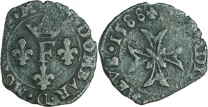 France - Dombes - François II de Montpensier - Liard 1588 (Trévoux) France - Dombes - François II de Montpensier - Liard 1588 (Trévoux)