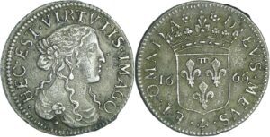 Italie - Fos di Novo - Imitation du 1/12 d'écu des Dombes 1666
