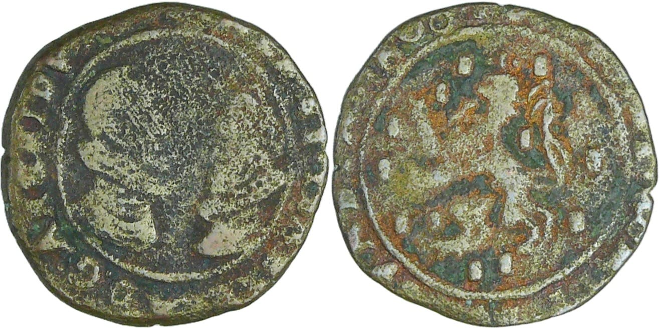 France - Franche-Comté - Albert et Isabelle - Double denier (Dole) France - Franche-Comté - Albert et Isabelle - Double denier (Dole)