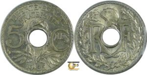 France - Troisième république (1871-1940) - 5 centimes Lindauer Petit module 1935
