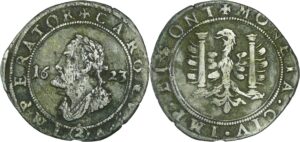 France - Franche-Comté - Charles Quint - 1/4 de teston 1623 (Besançon) France - Franche-Comté - Charles Quint - 1/4 de teston 1623 (Besançon)