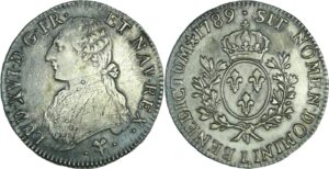 France - Louis XVI (1774-1792) - Ecu aux branches d’olivier - 1789 L (Bayonne)