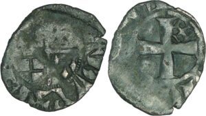 France - Limousin - Vicomté de Limoges - Jean III et Jeannes de Savoie - Denier France - Limousin - Vicomté de Limoges - Jean III et Jeannes de Savoie - Denier