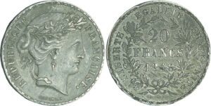 France - Deuxième république (1848-1852) - 20 francs or concours de Marrel 1848