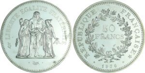 France - Cinquième république (1959- ) - Piefort 50 francs Hercule 1976