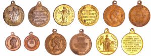 France - Guerre de 1870-1871 - Lot de 6 médaillettes