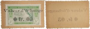 Côte d’Ivoire - Timbre carton - 0 fr. 05 valeur d’échange