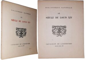Bibliothèque Nationale - Le siècle de Louis XIV - Edition originale - Paris 1927